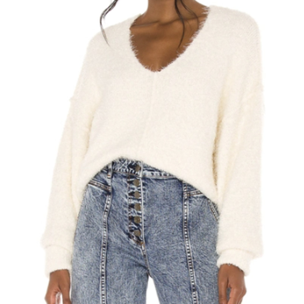 Free People Icing V-Neck Sweater